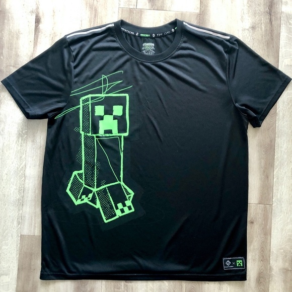 Minecraft X Point Zero T Shirt, Minecraft Video Game, Black Shirt, Mens Size L - Picture 3 of 10